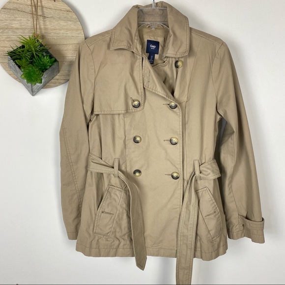 GAP Jackets & Blazers - Gap Short Trench Coat with belt Small